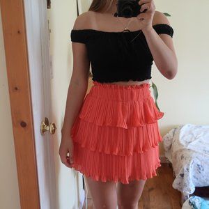 coral skort